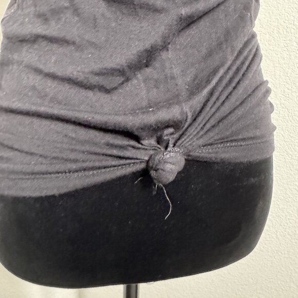 Sunflower Print Black Racerback Tank Top Small Rayon & Spandex Retro Doll‎ - Picture 4 of 8